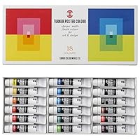 Amazon | ターナー色彩(Turner Color) ポスターカラー 8色スクール